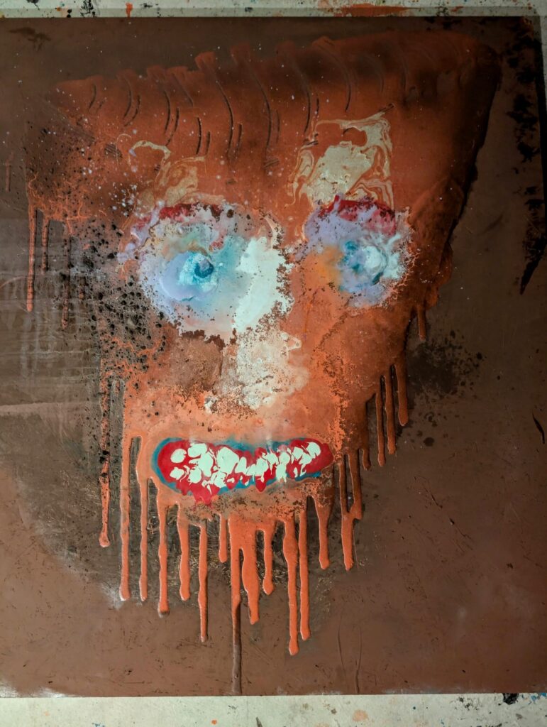 Corrosion acrylic oil grout on wood 2025 full